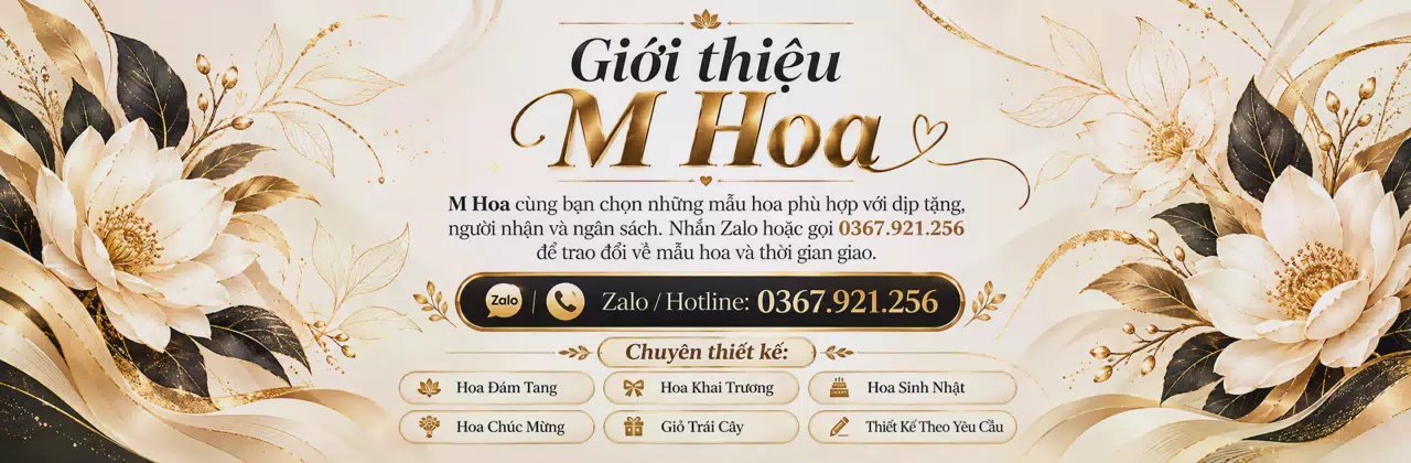 Ảnh bìa Shop hoa tươi Xã Hưng Long Hồ Chí Minh - Hoa cho những dịp đáng nhớ